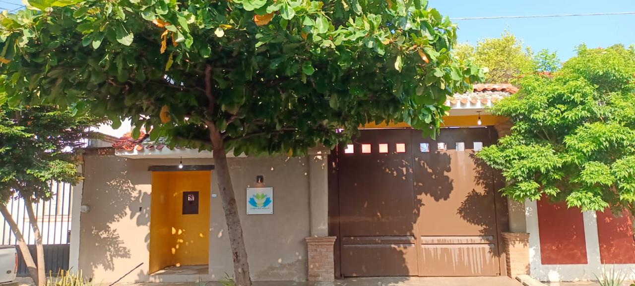 Entrada al jardín frontal